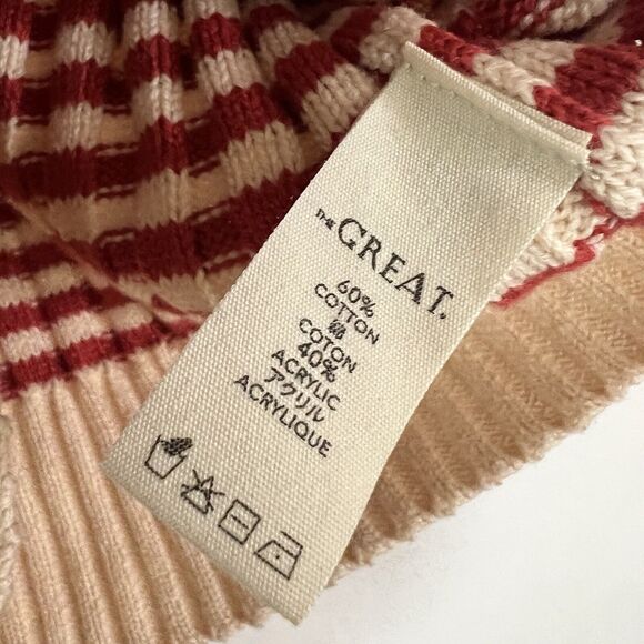 The GREAT Cotton Stripe Sweater size 1/S - Picture 7 of 8